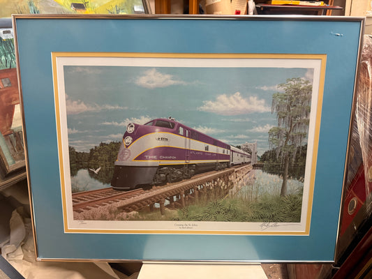 "Crossing the St. Johns" - Mark Johnson Signed Numbered Print 570/1500 - 23 x 30"