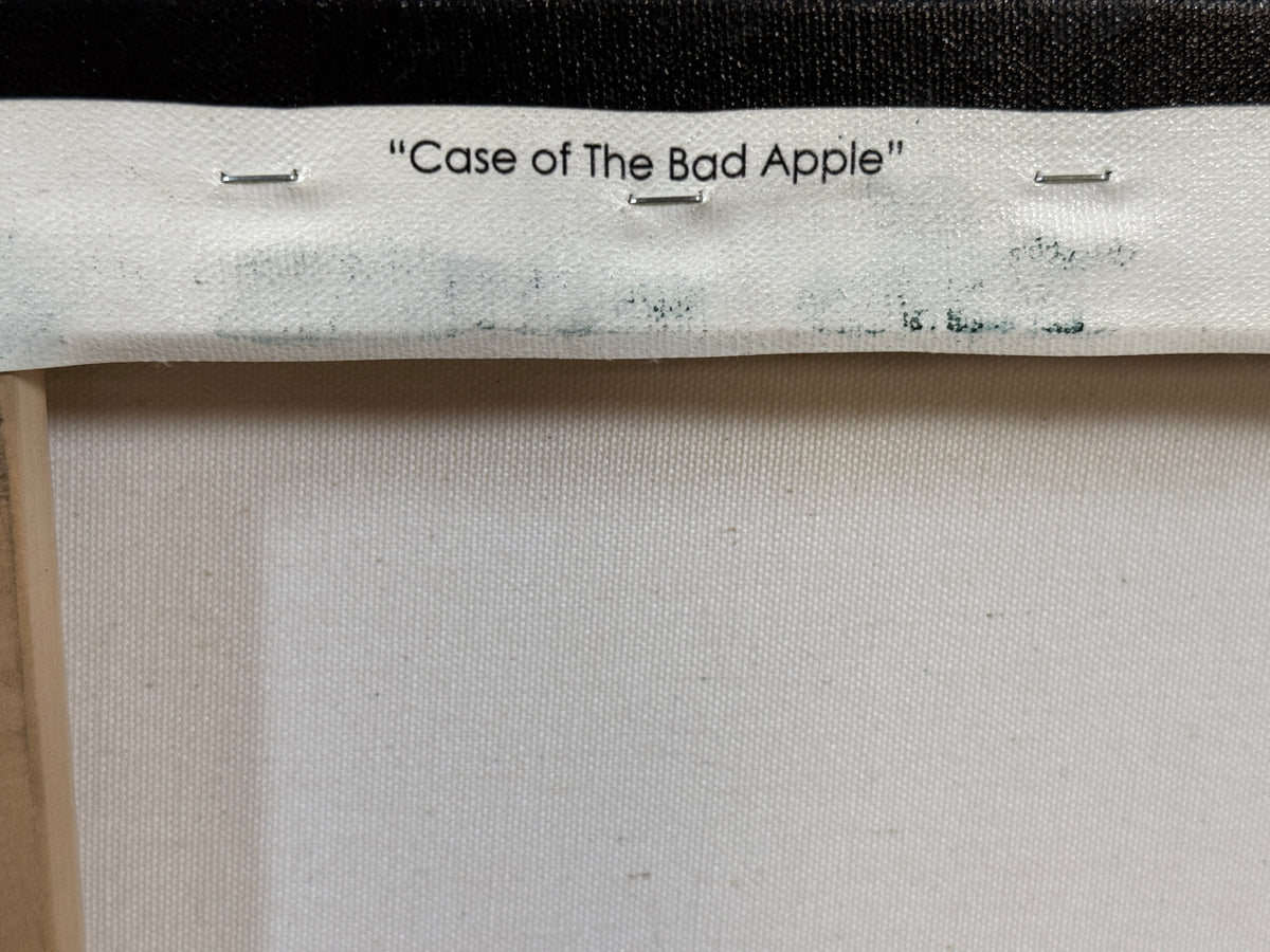 "Case of the Bad Apple" - Michael Goddard Giclée on Canvas - 28 x 35"
