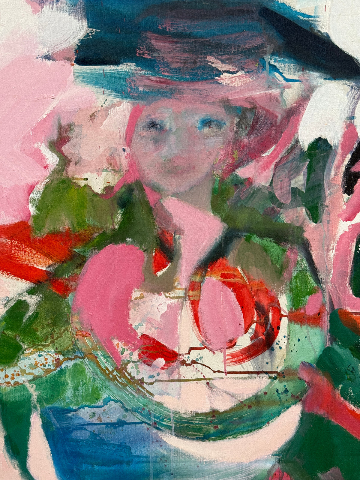 Abstract Female Figure - Mattie Staniek - 38 x 50"