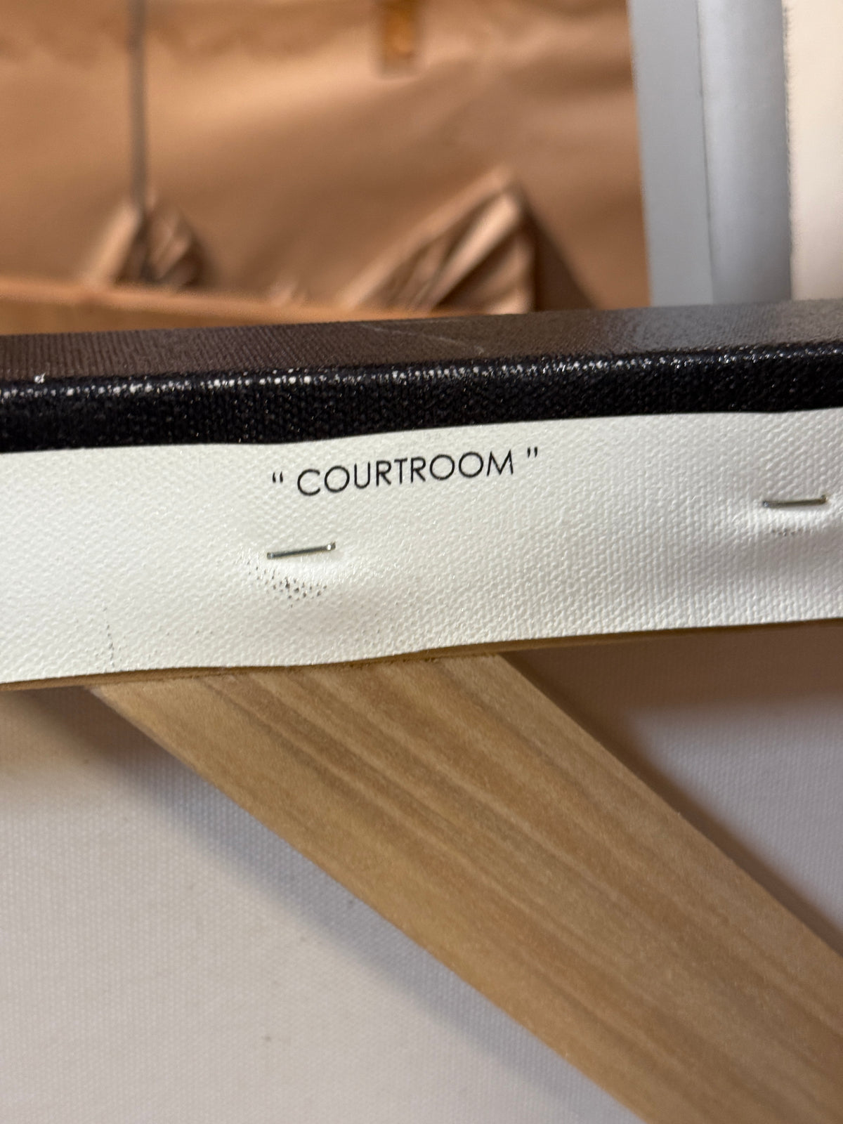 "Courtroom" - Michael Goddard Giclée on Canvas - 28 x 35"