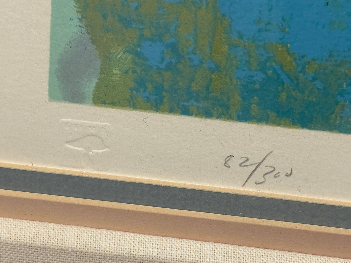 "Magic" Signed Numbered Serigraph Print 82/300-Lu Hong - 44 x 45"