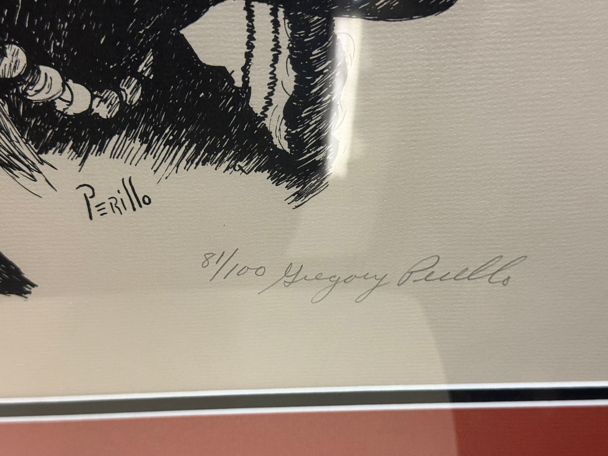 "Cheyenne" - Gergory Perillo Native American Numbered Print 81/100 - 20 x 25"