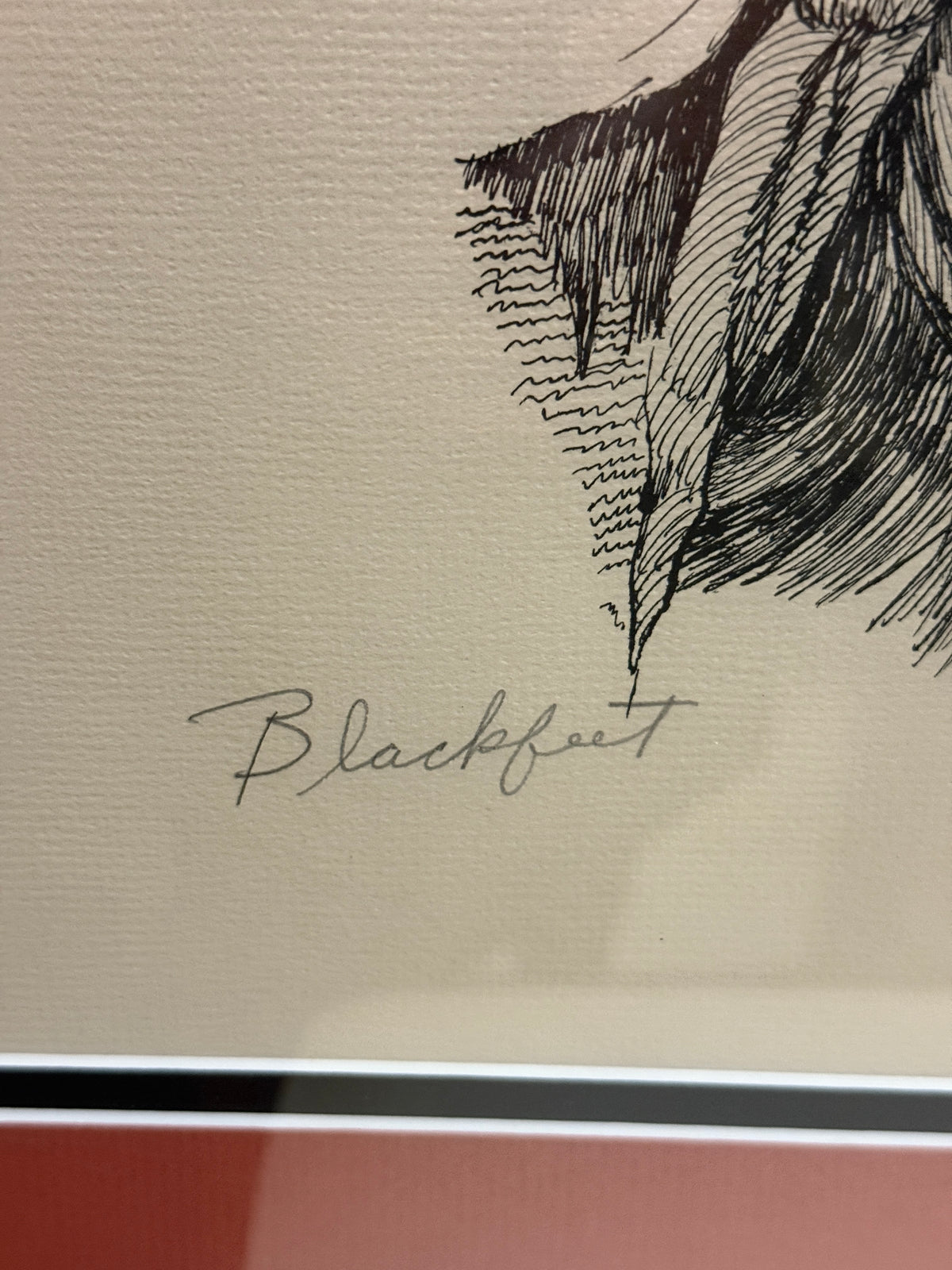 "Blackfoot" - Gergory Perillo Native American Artist Proof Print - 21 x 25"