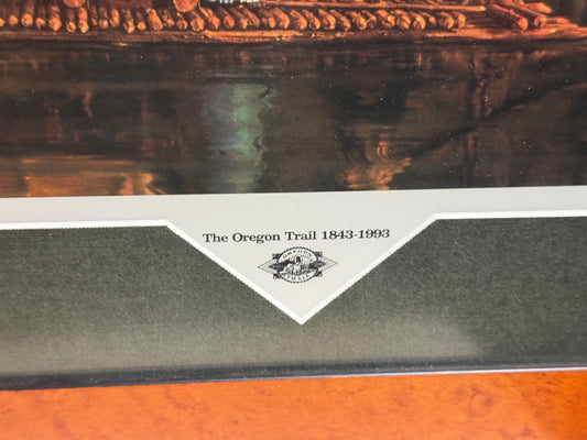 "The Oregon Trail 1843-1993" Signed Numbered Print 19/1000 -Roger Cooke - 25 x 36"