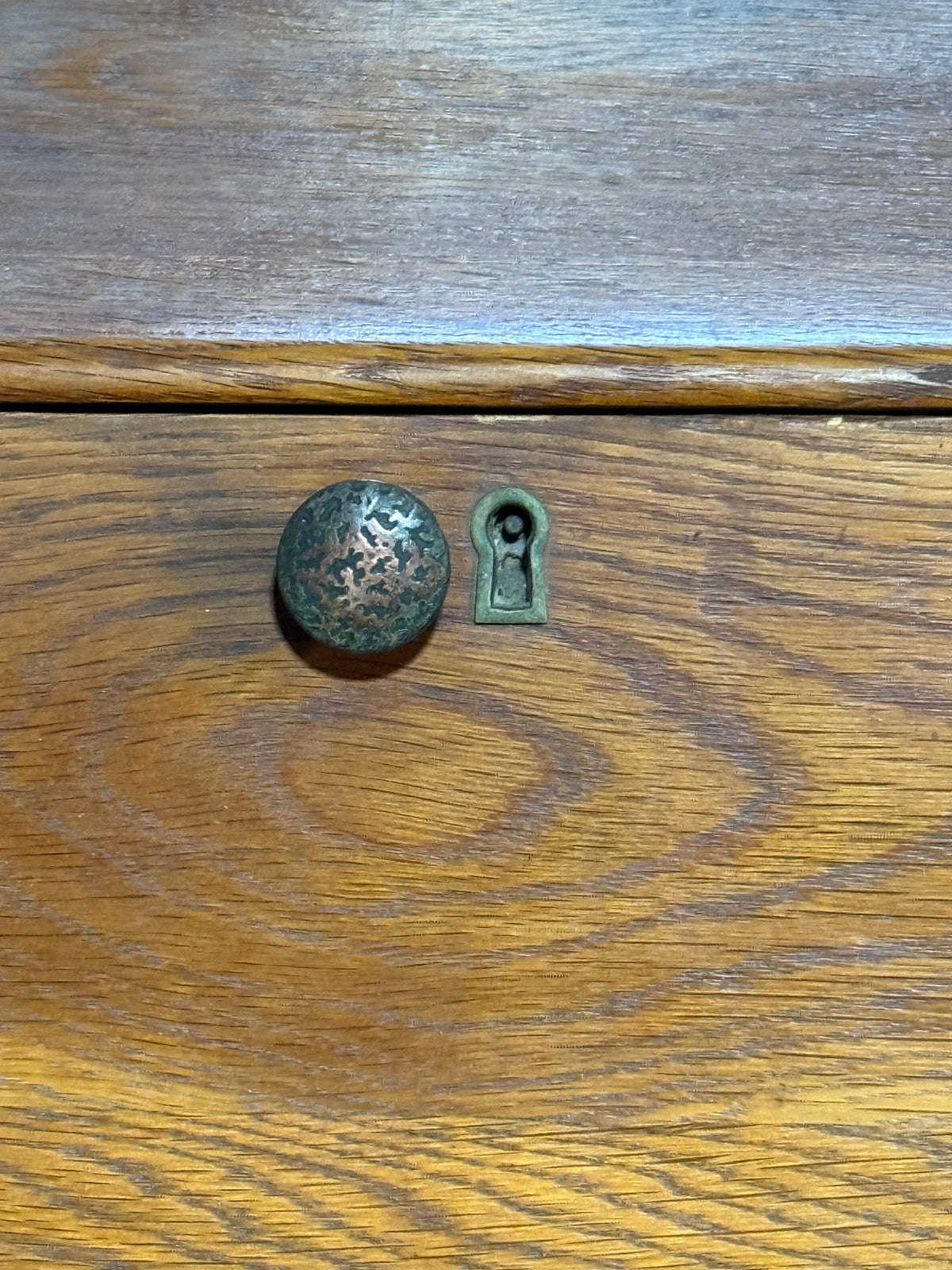 Antique Solid Wood Slant-Top Secretary Desk- 12 x 40"