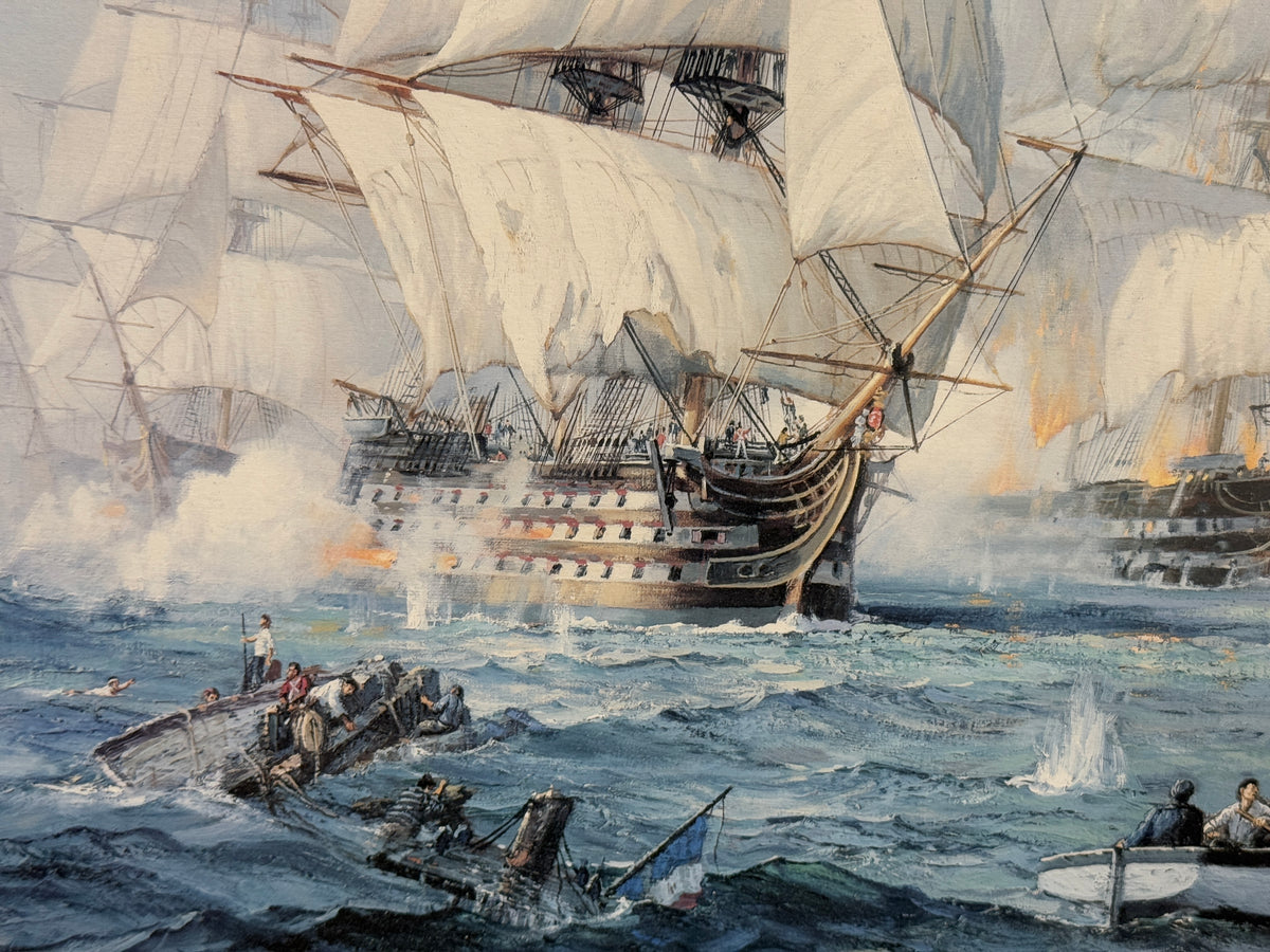 "The Storm of Battle" - Charles Vickery Signed Numbered Print 750/950 - 50 x 43"