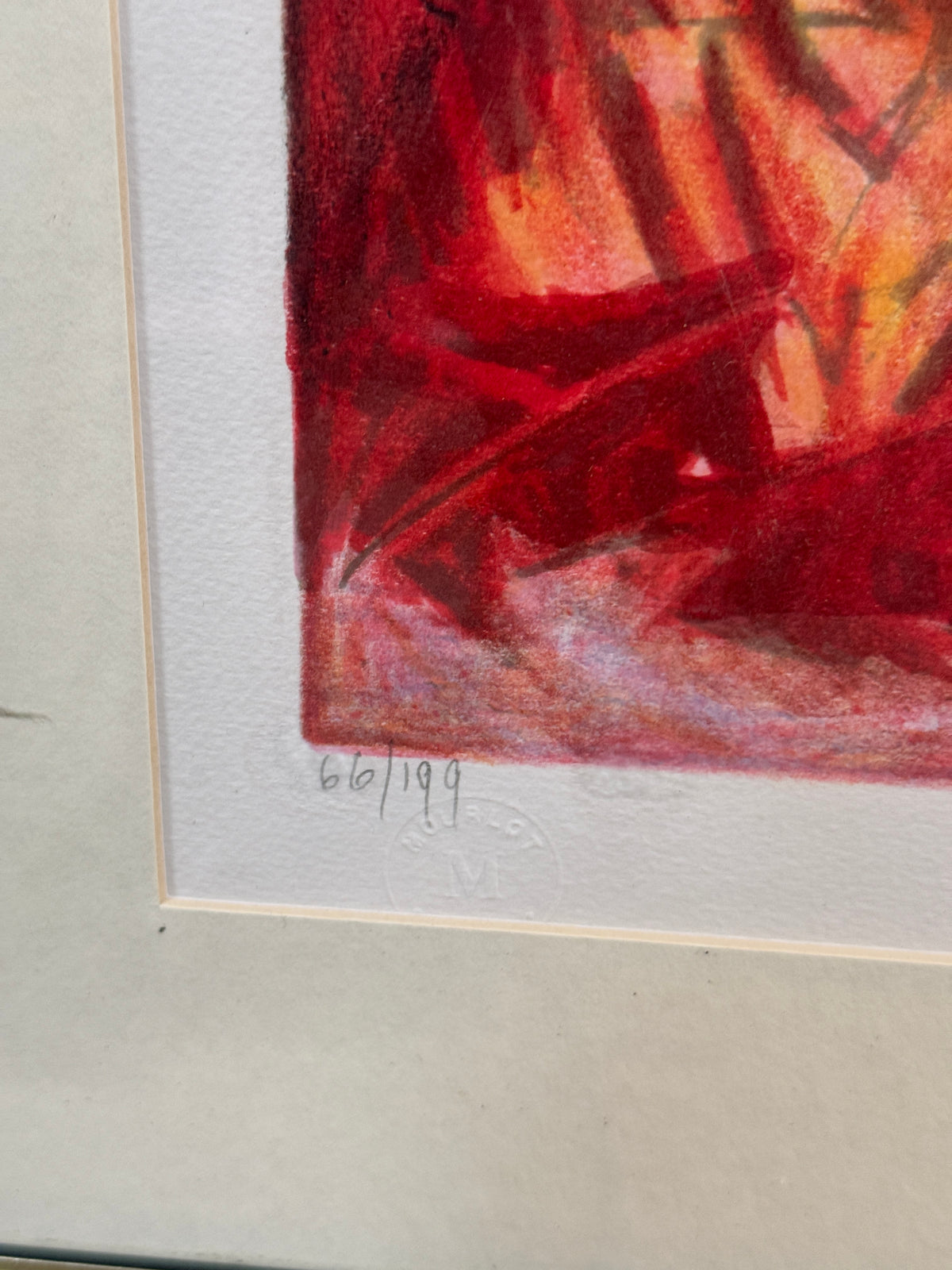 "Healing Efforts" Lithograph Print Signed Numbered 66/199  -Alexandra Nechita- 28 x 41"