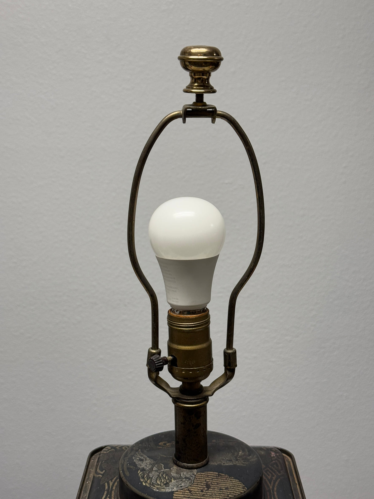 Vintage Frederick Cooper Large Tea Tin Table Lamp - 25 x 8"