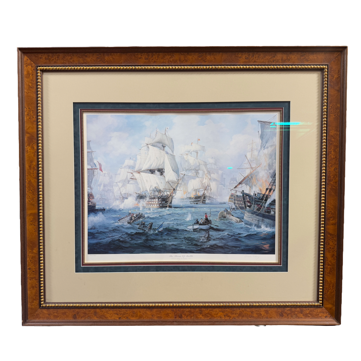 "The Storm of Battle" - Charles Vickery Signed Numbered Print 750/950 - 50 x 43"
