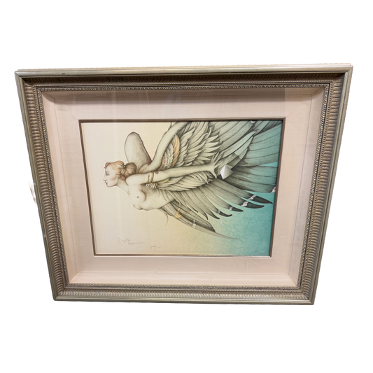 "Beyond the Night" Signed Lithograph Print 163/250 -Michael Parkes - 34 x 38"