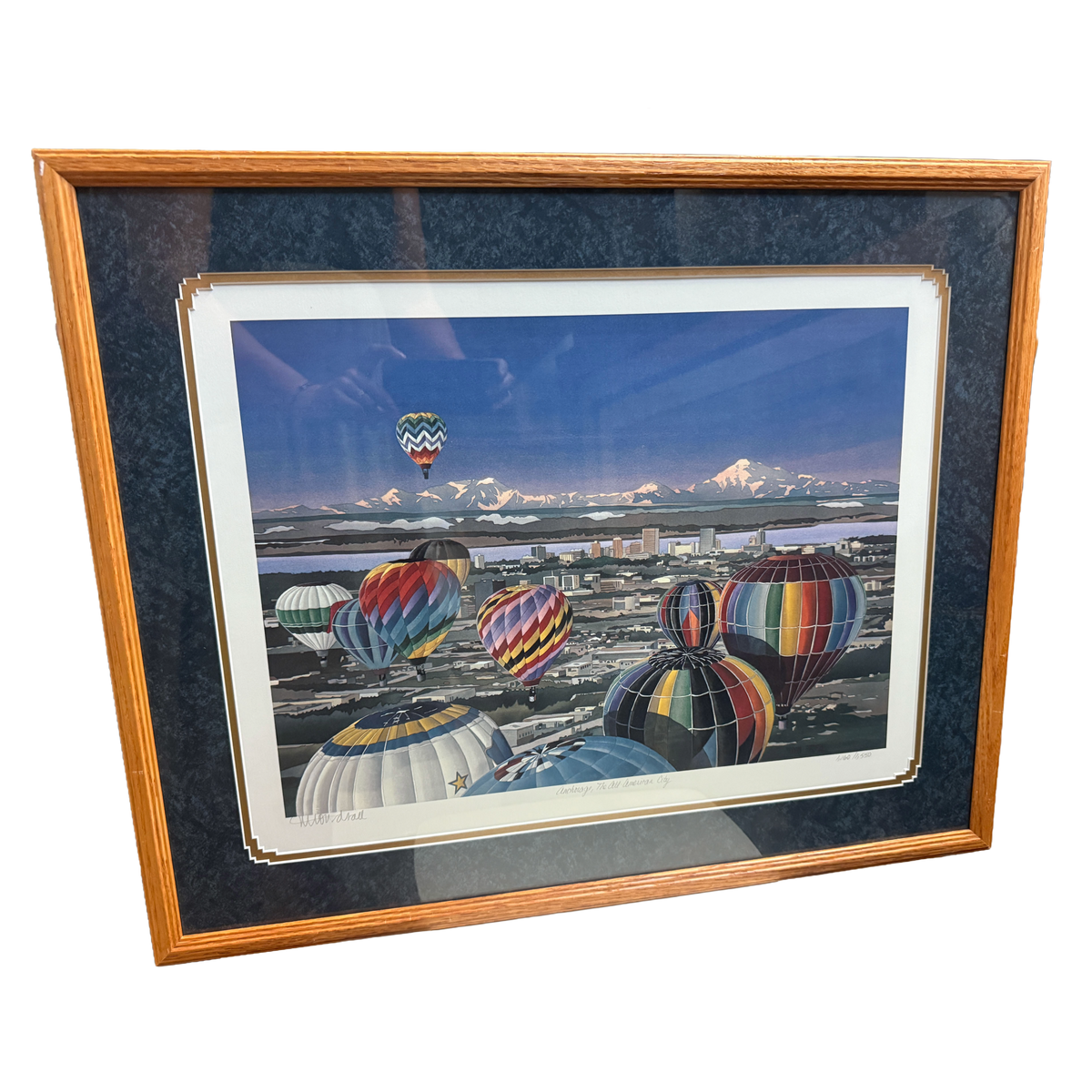 "Anchorage, The All American City" Signed Numbered Print 1160/1550 - Byron Birdsall - 23 x 28"
