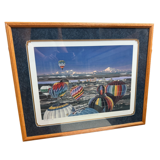 "Anchorage, The All American City" Signed Numbered Print 1160/1550 - Byron Birdsall - 23 x 28"