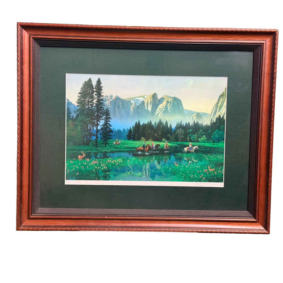 "Yosemite Cowboys" Signed Numbered Art Print 1511/2250 - Alexander Chen - 22 x 28"
