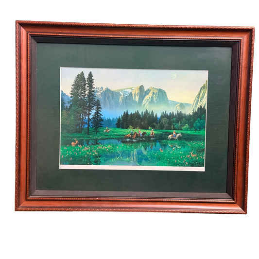 "Yosemite Cowboys" Signed Numbered Art Print 1511/2250 - Alexander Chen - 22 x 28"