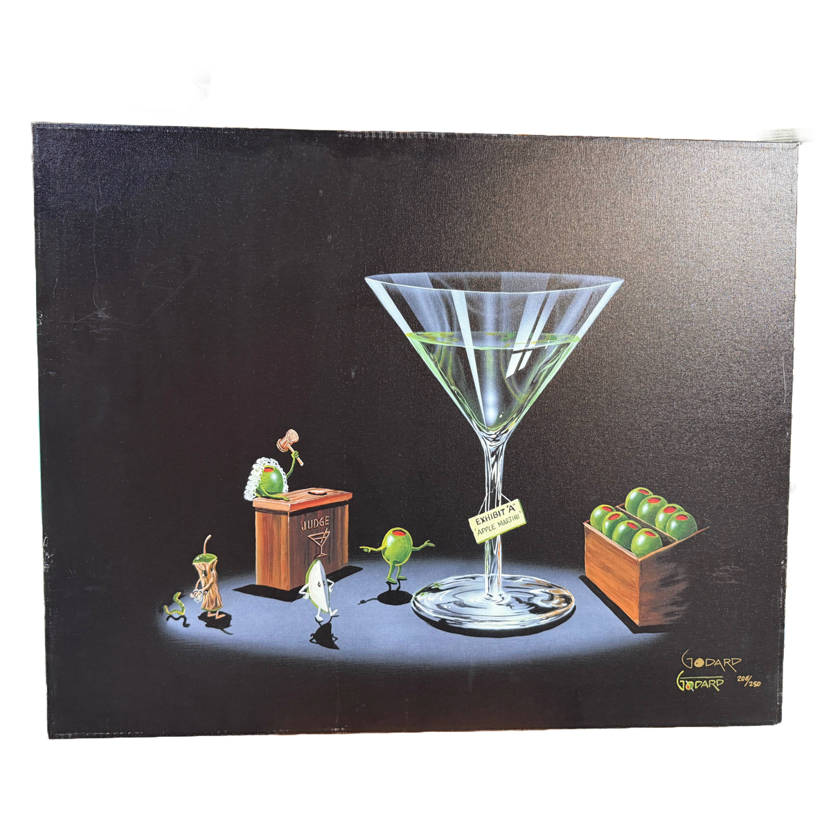 "Case of the Bad Apple" - Michael Goddard Giclée on Canvas - 28 x 35"